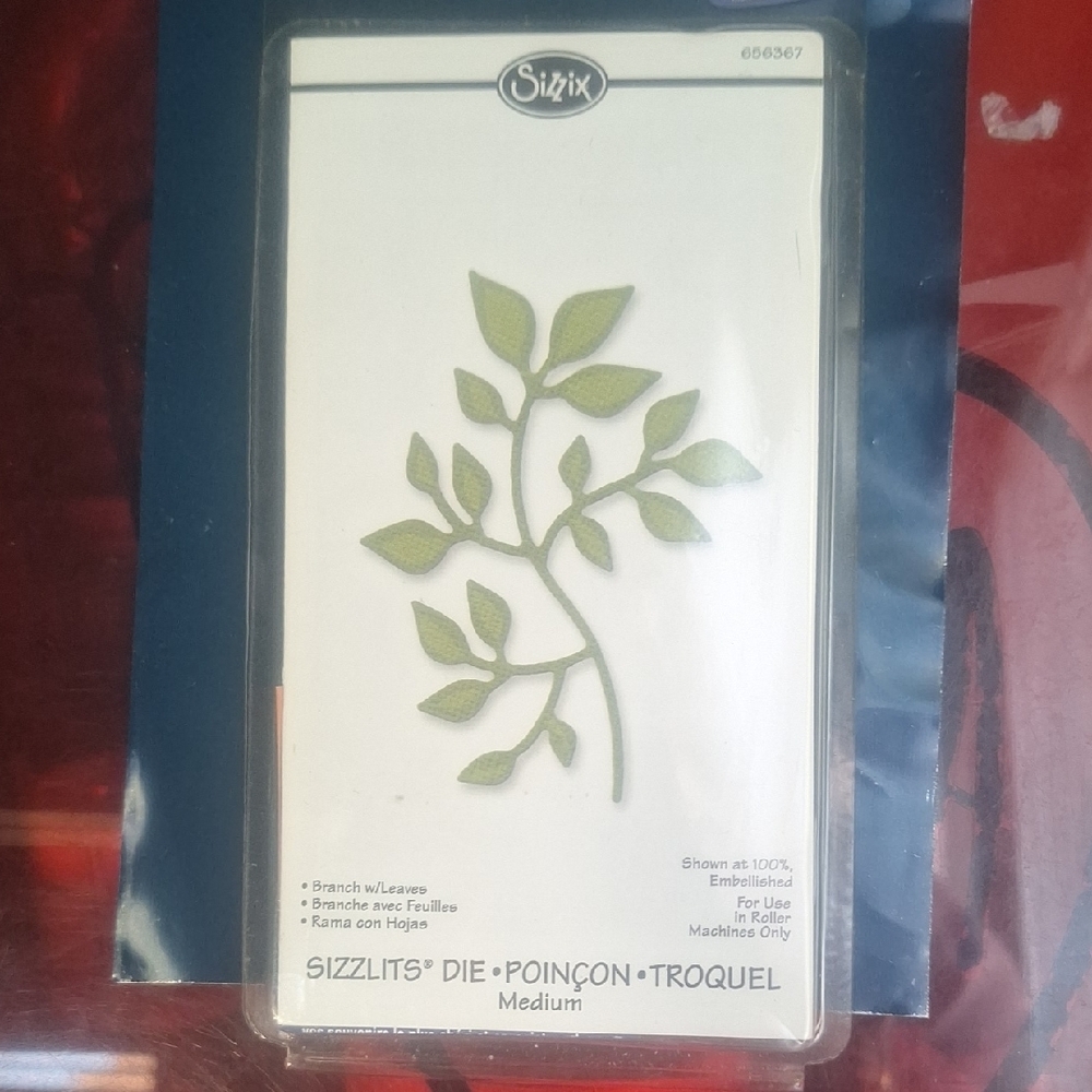 Sizzix Green Botanical Die Cut